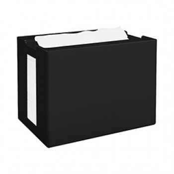 Dispenser antibatterico - per tovaglioli interfogliati - nero – Papernet