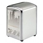 Dispenser tovaglioli da bar - 10x9x13 cm - argento - Leone