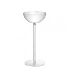 Espositore da terra con 1 semisfera contenitore - Ø 37,5 cm - altezza 90 cm - Tecnostyl