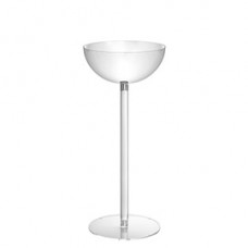 Espositore da terra con 1 semisfera contenitore - Ø 37,5 cm - altezza 90 cm - Tecnostyl