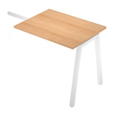 Allungo reversibile dx/sx Easy - 80 x 60 cm - gamba inclinata - faggio