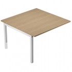 Modulo aggiuntivo per tavolo riunioni Agorà - 120 x 120 x 74,4 cm - rovere Modulo aggiuntivo per tavolo riunioni Agorà - 120 x 120 x 74,4 cm - rovere