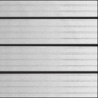 Plastica decorativa statica - 45 cm x 1,5 m - strisce sale riunioni - PVC - trasparente opaco - Patifix