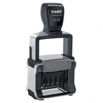 Timbro Professional datario 3 testi 5430  + RICEVUTO/PAGATO/REGISTRATO - 4 mm - autoinchiostrante - Trodat