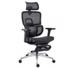 Seduta ergonomica - con braccioli regolabili - nero - Unisit