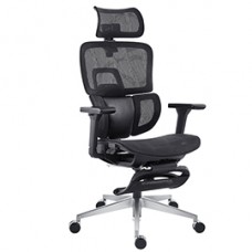 Seduta ergonomica - con braccioli regolabili - nero - Unisit