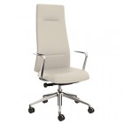 Poltrona direzionale Bull BUA - con braccioli fissi - panna - Unisit