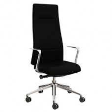 Poltrona direzionale Bull BUA - con braccioli fissi - nero - Unisit