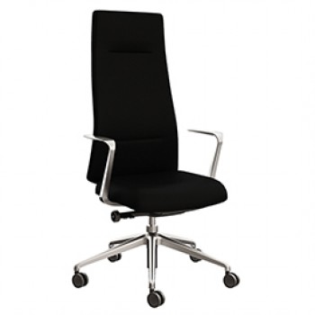 Poltrona direzionale Bull BUA - con braccioli fissi - nero - Unisit Poltrona direzionale Bull BUA - con braccioli fissi - nero - Unisit