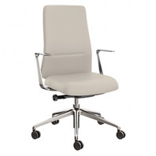 Poltrona direzionale Bull BUB - con braccioli fissi - panna - Unisit