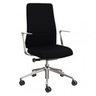 Poltrona direzionale Bull BUB - con braccioli fissi - nero - Unisit