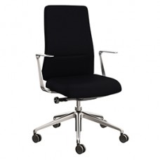 Poltrona direzionale Bull BUB - con braccioli fissi - nero - Unisit