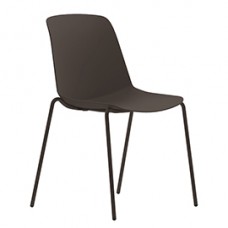 Seduta attesa Luna - 4 gambe - marrone - Unisit Seduta attesa Luna - 4 gambe - marrone - Unisit