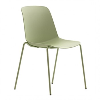 Seduta attesa Luna - 4 gambe - verde - Unisit Seduta attesa Luna - 4 gambe - verde - Unisit