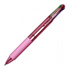Penna a sfera 4 Multi Chrome - punta 1,00 mm - 4 colori - rose pink  - Osama