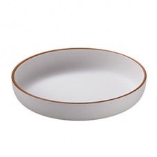 Piatto fondo - rPET - bianco - Ø21 x 3,8cm - Leone