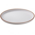 Piatto piano - rPET - bianco - Ø27,5 x 2,8cm - Leone