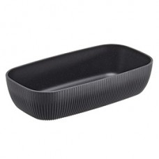 Vaschetta buffet Norway - antracite - 32,5 x 17,6 x 7,5cm - melamina - Leone