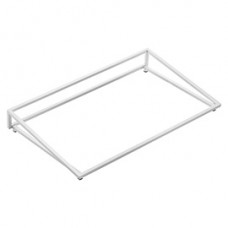 Supporto per vassoio - inclinato - bianco - 53 x 26,5 x 7cm - metallo - Leone
