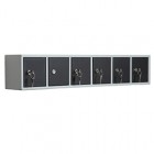 Casellario componibile Annabox - 6 porte - grigio/antracite - Metalpus Casellario componibile Annabox - 6 porte - grigio/antracite - Metalpus