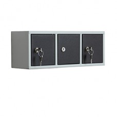 Casellario componibile Annabox - 3 porte - grigio/antracite - Metalpus