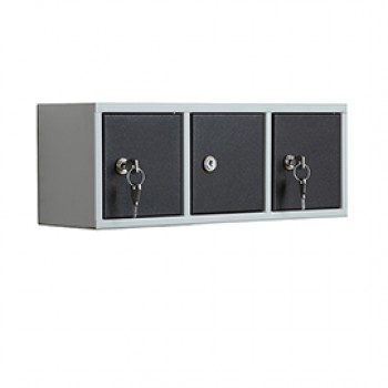 Casellario componibile Annabox - 3 porte - grigio/antracite - Metalpus