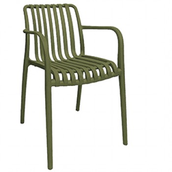 Sedia Nives - 56 x 42 x 81 cm - PP - verde - Verdelook