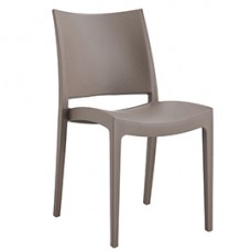 Sedia Flat - 56,5 x 44 x 81 cm - PP - tortora - Verdelook Sedia Flat - 56,5 x 44 x 81 cm - PP - tortora - Verdelook