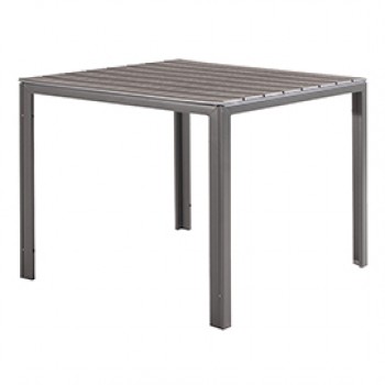 Tavolo Tenerife - quadrato - 78 x 78 x 74 cm - grigio - Verdelook