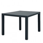 Tavolo Malta - quadrato - 90 x 90 x 74 cm - grigio - effetto cemento - Verdelook