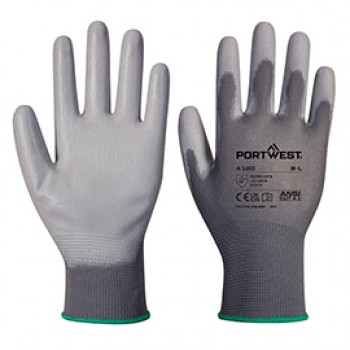 Guanti A120 - palmo in PU - L - grigio - Portwest