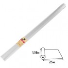 Tovaglia damascata - in rotolo - 1,18 x 25 m - carta - bianco - Pro Nappe