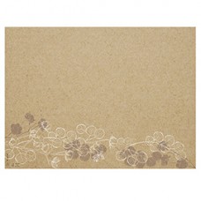 Tovaglietta monouso Floral - 30 x 40 cm - carta - avana - Pro Nappe - conf. 400 pezzi Tovaglietta monouso Floral - 30 x 40 cm - carta - avana - Pro Nappe - conf. 400 pezzi