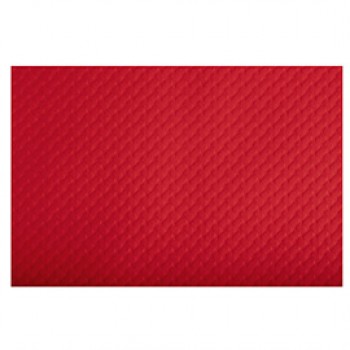 Tovaglietta monouso Tiss Lack - 30 x 40 cm - carta - rosso - Pro Nappe - conf. 500 pezzi