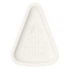 Vassoio pizza - 1/8 - 19 x 25 cm - bianco - Signor Bio - conf. 125 pezzi