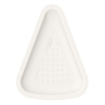 Vassoio pizza - 1/8 - 19 x 25 cm - bianco - Signor Bio - conf. 125 pezzi Vassoio pizza - 1/8 - 19 x 25 cm - bianco - Signor Bio - conf. 125 pezzi