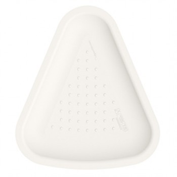 Vassoio pizza - 1/6 - 23 x 26 cm - bianco - Signor Bio - conf. 125 pezzi