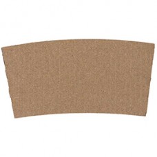 Fascia antiscotto per bicchiere 200/250ml - avana - Signor Bio - conf. 50 pezzi
