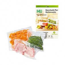Sacchetto per sottovuoto - termoresistenti - 25 x 35 cm - Mulin - conf. 30 pezzi