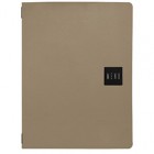 Porta menù Talk - 3 inserti doppi inclusi - A4 - 24,3 x 31,6 cm - beige - Stilcasa