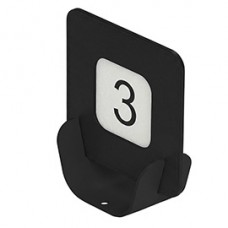 Segnaposto Talk porta QR code - 10 x 4 x 11,5 cm - nero - Stilcasa