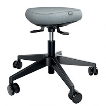 Sgabello Active - con ruote - grigio - Leitz Sgabello Active - con ruote - grigio - Leitz