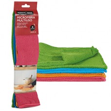 Panno microfibra - multiuso - 34 x 36 cm - Perfetto Basic - conf. 4 pezzi
