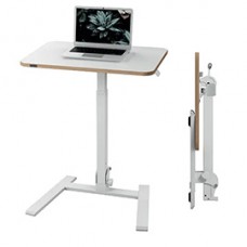 Scrivania Compatta Pneumatica Sit-Stand - mobile - pieghevole - 65 x 46 x 74-109 cm - bianco - Leitz