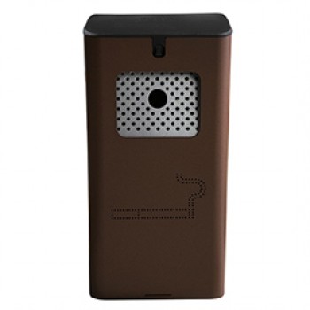 Posacenere murale - acciaio - 17,5 x 10,5 x 34 cm - 2 L - corten - Stilcasa