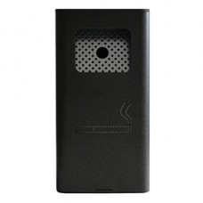 Posacenere murale - acciaio - 17,5 x 10,5 x 34 cm - 2 L - nero - Stilcasa