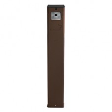 Posacenere da terra - acciaio - 17,5 x 10,5 x 106 cm - 2 L - corten - Stilcasa