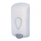 Dispenser sapone Stileco - liquido/gel - 9,5 x 13 x 26 cm - 1 L - ABS - bianco - Medial International