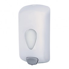 Dispenser sapone Stileco - murale - capacità liquido/gel 1 L - ABS - bianco - Medial