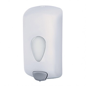 Dispenser sapone Stileco - liquido/gel - 9,5 x 13 x 26 cm - 1 L - ABS - bianco - Medial International Dispenser sapone Stileco - liquido/gel - 9,5 x 13 x 26 cm - 1 L - ABS - bianco - Medial International